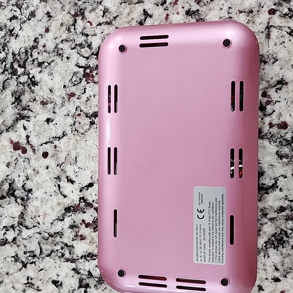 Phonesoap Pink Smartphone UV Sanitizer with Charger. 500-7 - Picture 5 of 7